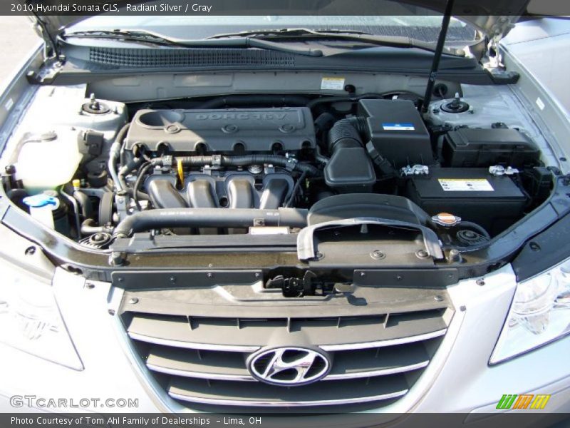 Radiant Silver / Gray 2010 Hyundai Sonata GLS