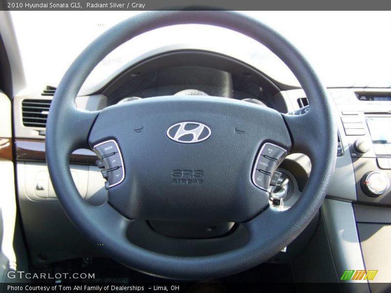 Radiant Silver / Gray 2010 Hyundai Sonata GLS