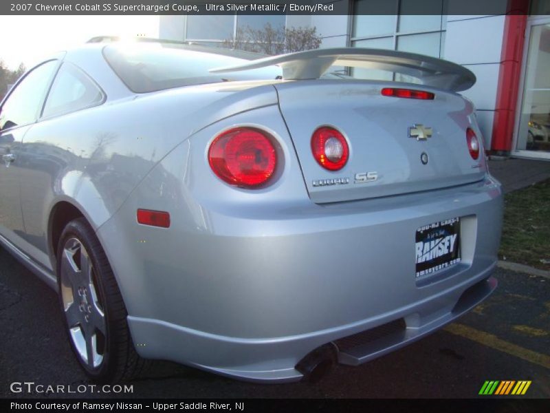 Ultra Silver Metallic / Ebony/Red 2007 Chevrolet Cobalt SS Supercharged Coupe