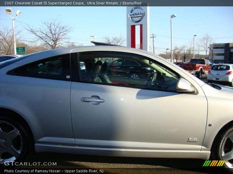 Ultra Silver Metallic / Ebony/Red 2007 Chevrolet Cobalt SS Supercharged Coupe