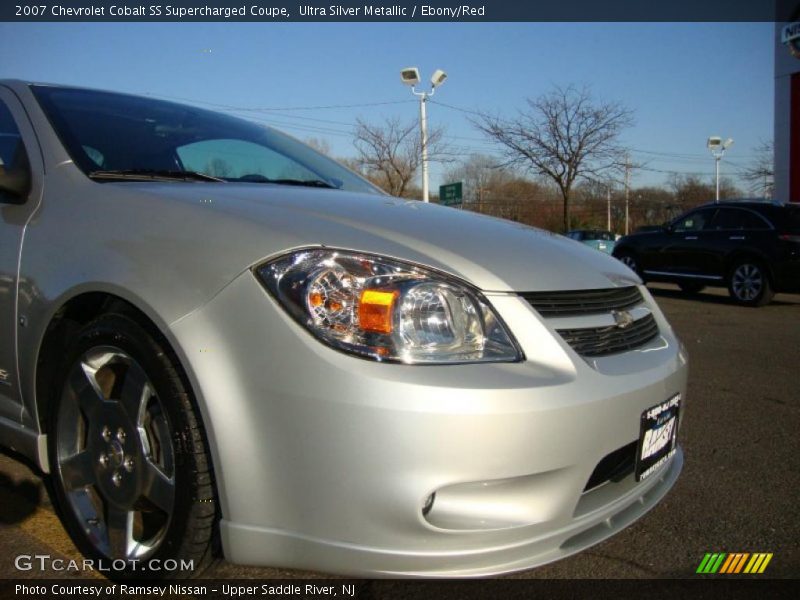 Ultra Silver Metallic / Ebony/Red 2007 Chevrolet Cobalt SS Supercharged Coupe