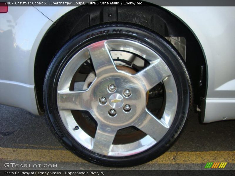 Ultra Silver Metallic / Ebony/Red 2007 Chevrolet Cobalt SS Supercharged Coupe