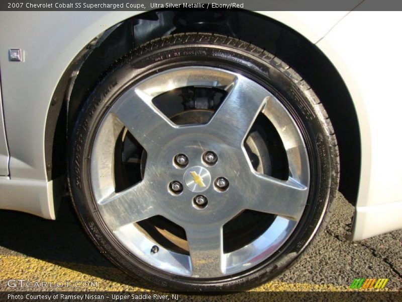 Ultra Silver Metallic / Ebony/Red 2007 Chevrolet Cobalt SS Supercharged Coupe