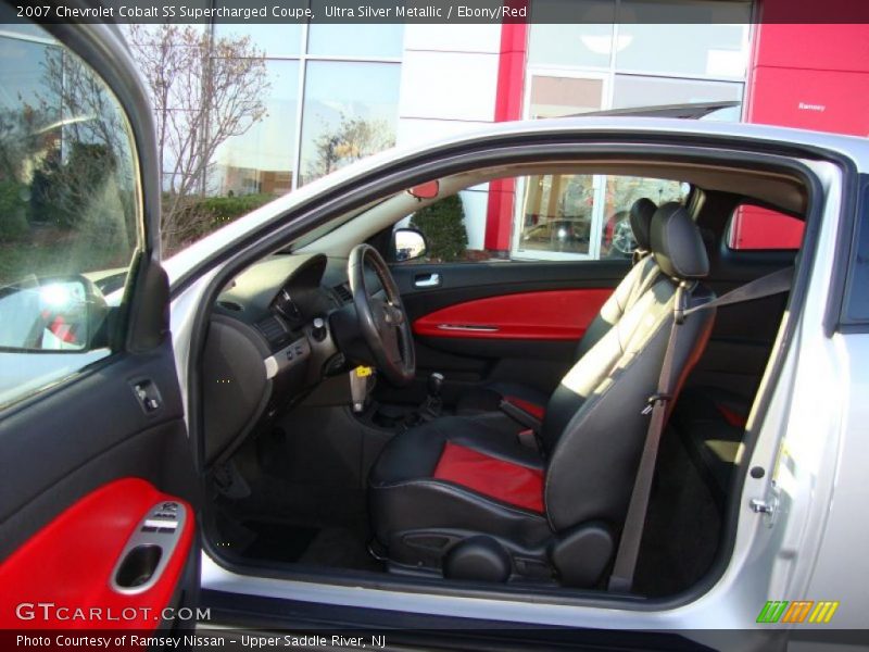 Ultra Silver Metallic / Ebony/Red 2007 Chevrolet Cobalt SS Supercharged Coupe