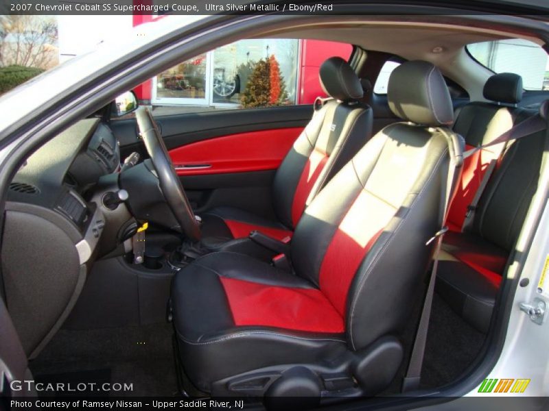 Ultra Silver Metallic / Ebony/Red 2007 Chevrolet Cobalt SS Supercharged Coupe