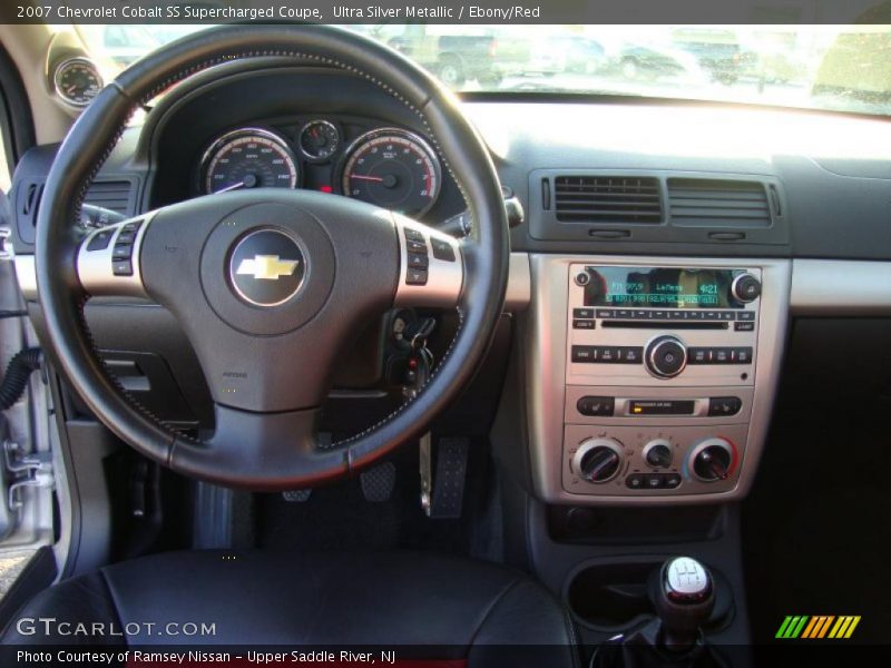 Ultra Silver Metallic / Ebony/Red 2007 Chevrolet Cobalt SS Supercharged Coupe