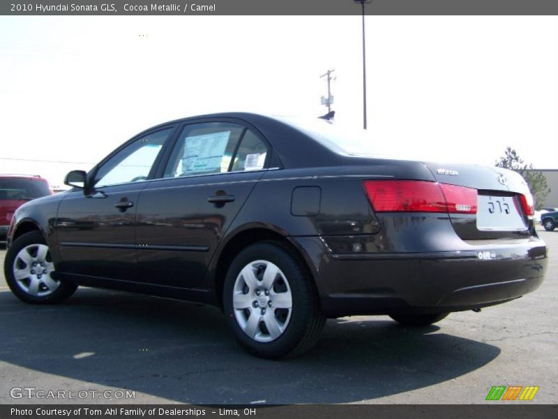 Cocoa Metallic / Camel 2010 Hyundai Sonata GLS