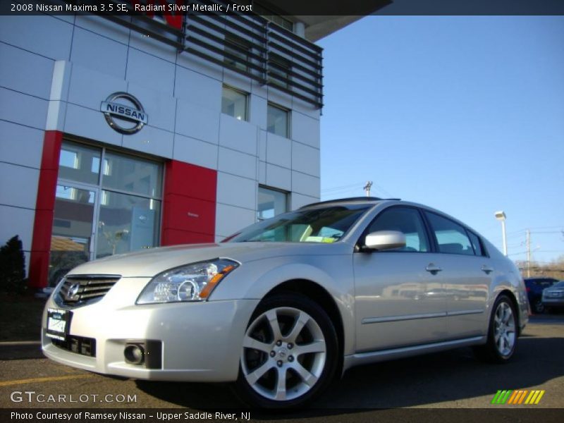 Radiant Silver Metallic / Frost 2008 Nissan Maxima 3.5 SE