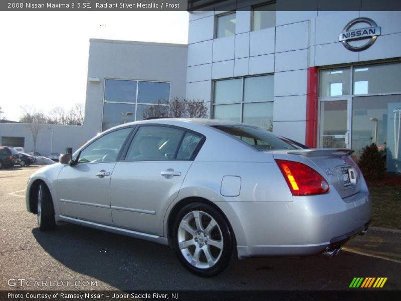 Radiant Silver Metallic / Frost 2008 Nissan Maxima 3.5 SE