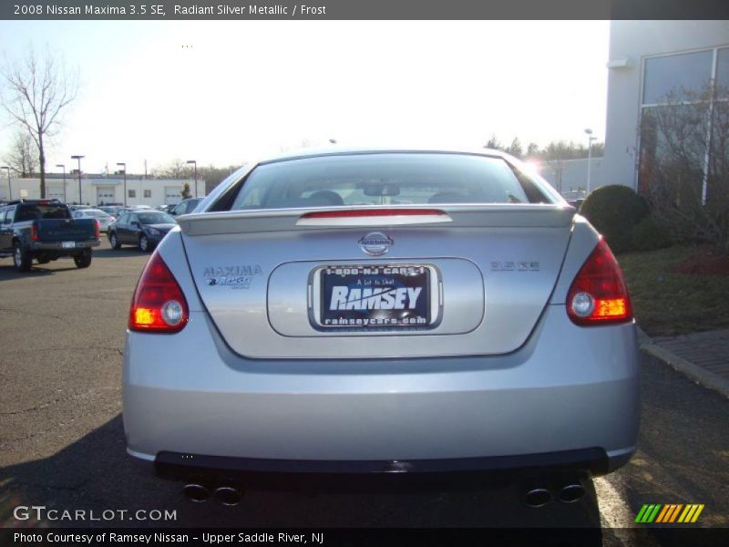 Radiant Silver Metallic / Frost 2008 Nissan Maxima 3.5 SE