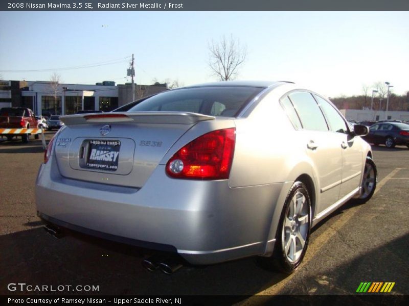 Radiant Silver Metallic / Frost 2008 Nissan Maxima 3.5 SE