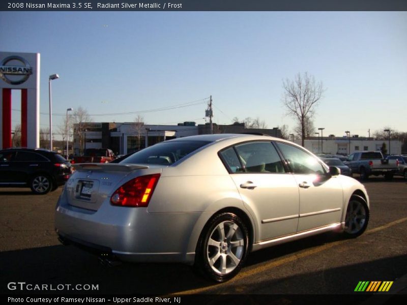 Radiant Silver Metallic / Frost 2008 Nissan Maxima 3.5 SE