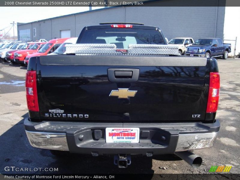 Black / Ebony Black 2008 Chevrolet Silverado 2500HD LTZ Extended Cab 4x4