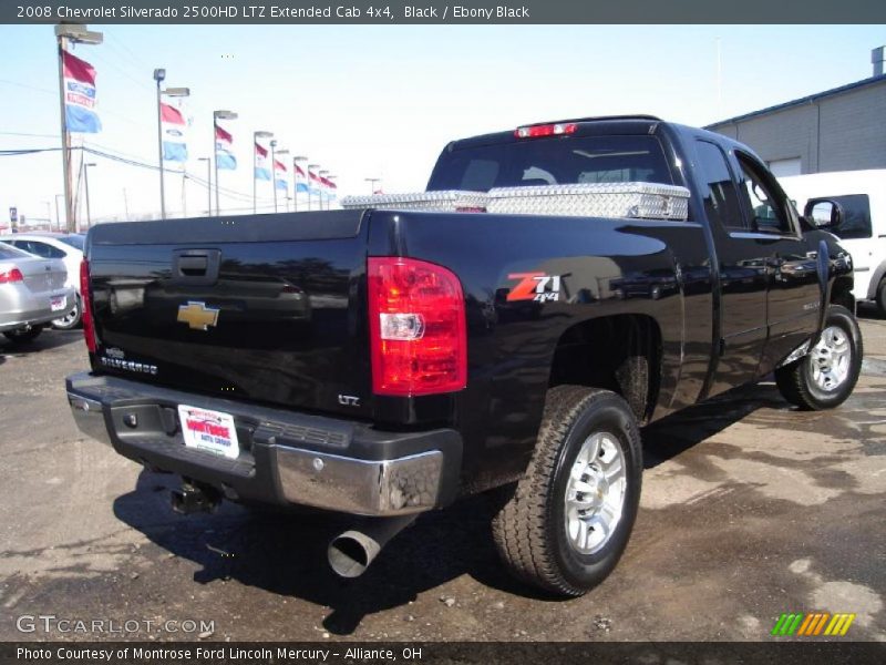 Black / Ebony Black 2008 Chevrolet Silverado 2500HD LTZ Extended Cab 4x4