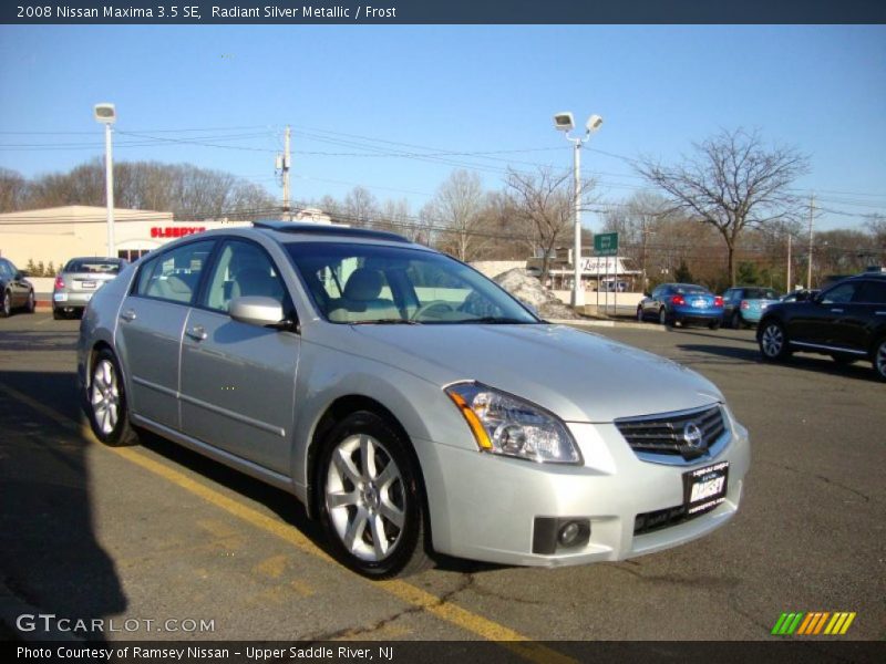 Radiant Silver Metallic / Frost 2008 Nissan Maxima 3.5 SE