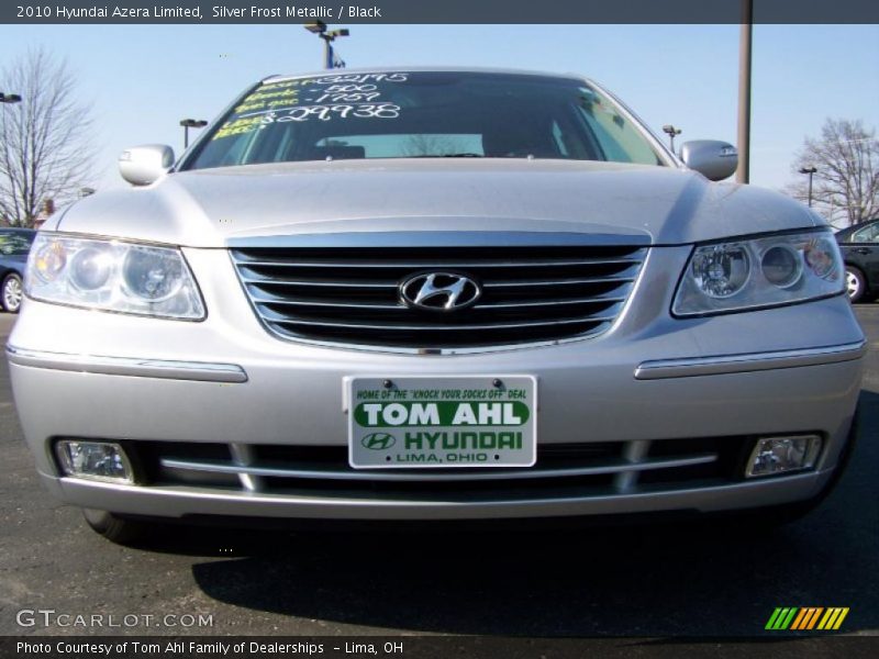 Silver Frost Metallic / Black 2010 Hyundai Azera Limited