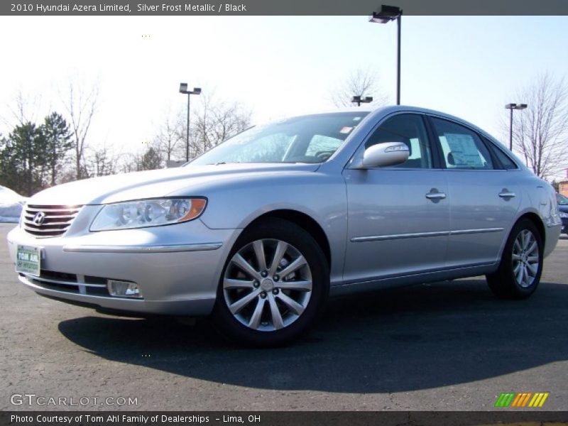 Silver Frost Metallic / Black 2010 Hyundai Azera Limited