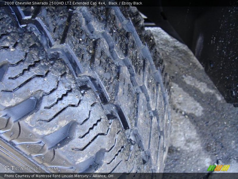 Black / Ebony Black 2008 Chevrolet Silverado 2500HD LTZ Extended Cab 4x4