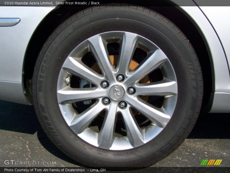 Silver Frost Metallic / Black 2010 Hyundai Azera Limited
