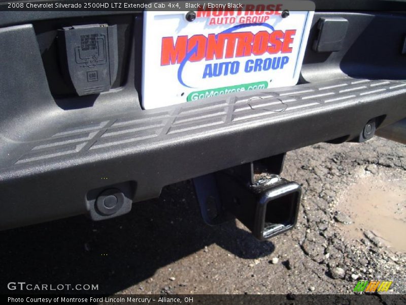 Black / Ebony Black 2008 Chevrolet Silverado 2500HD LTZ Extended Cab 4x4
