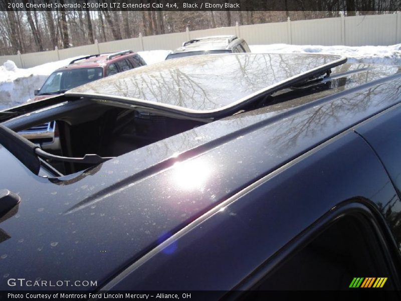 Black / Ebony Black 2008 Chevrolet Silverado 2500HD LTZ Extended Cab 4x4