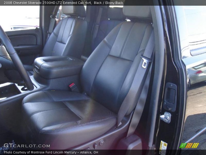 Black / Ebony Black 2008 Chevrolet Silverado 2500HD LTZ Extended Cab 4x4