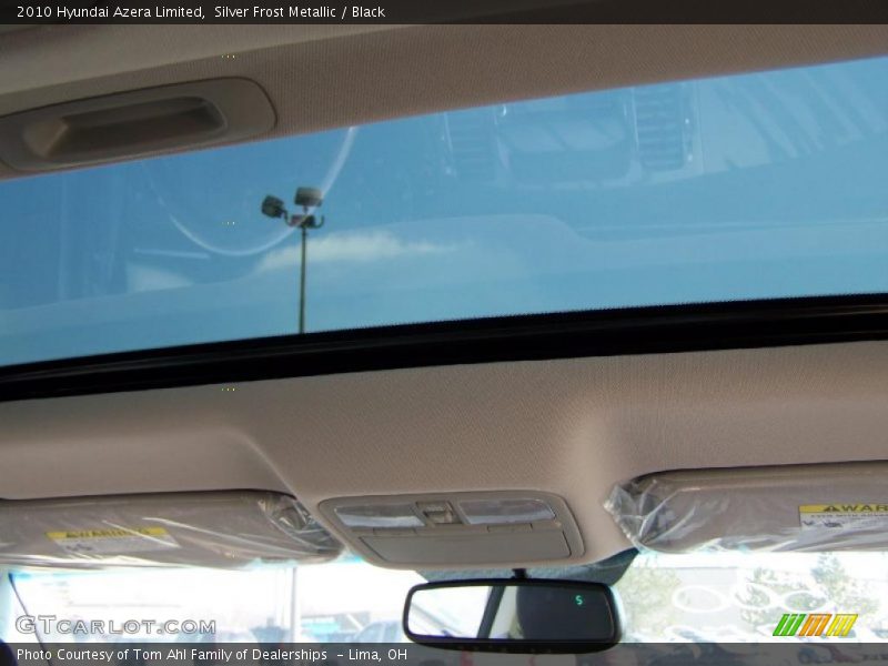 Silver Frost Metallic / Black 2010 Hyundai Azera Limited