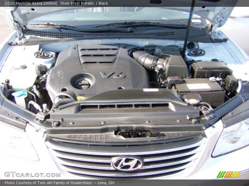 Silver Frost Metallic / Black 2010 Hyundai Azera Limited