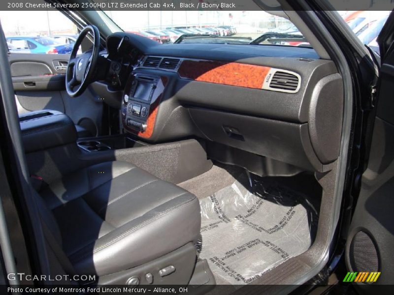 Black / Ebony Black 2008 Chevrolet Silverado 2500HD LTZ Extended Cab 4x4