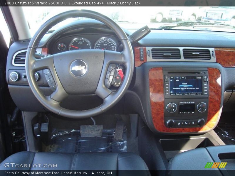 Black / Ebony Black 2008 Chevrolet Silverado 2500HD LTZ Extended Cab 4x4