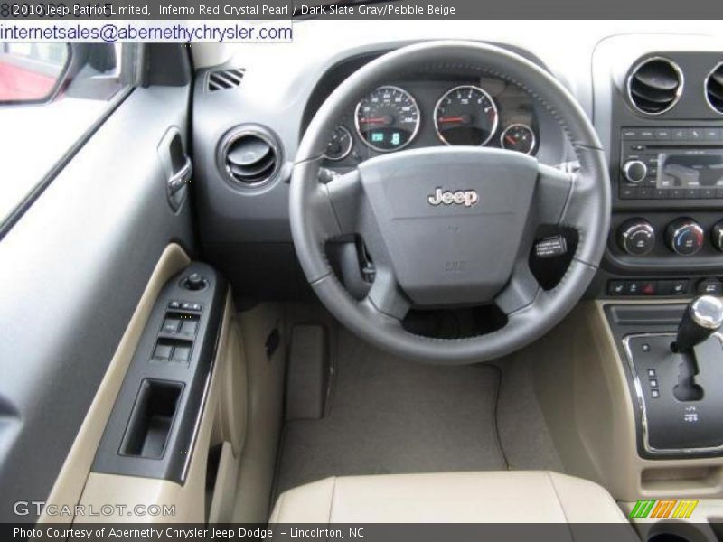 Inferno Red Crystal Pearl / Dark Slate Gray/Pebble Beige 2010 Jeep Patriot Limited