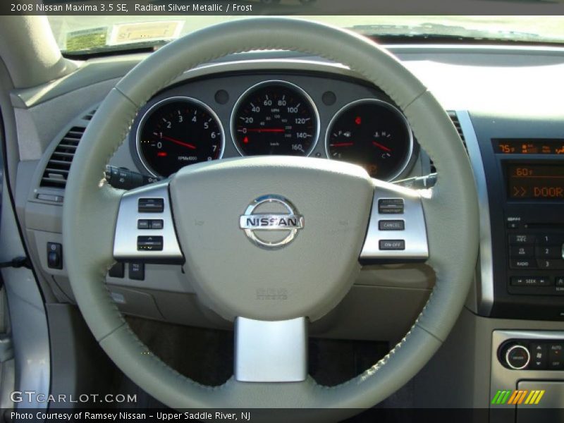 Radiant Silver Metallic / Frost 2008 Nissan Maxima 3.5 SE