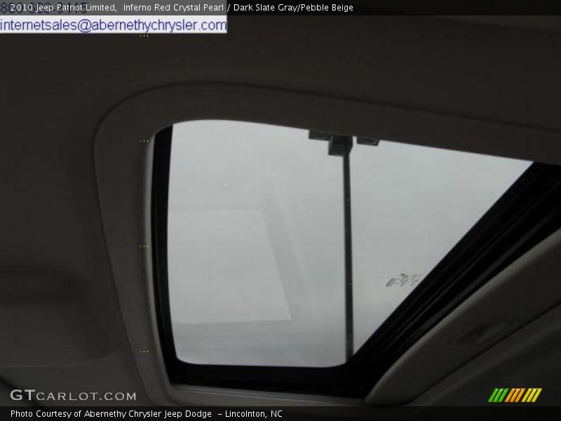 Inferno Red Crystal Pearl / Dark Slate Gray/Pebble Beige 2010 Jeep Patriot Limited