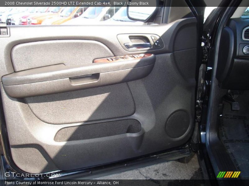 Black / Ebony Black 2008 Chevrolet Silverado 2500HD LTZ Extended Cab 4x4