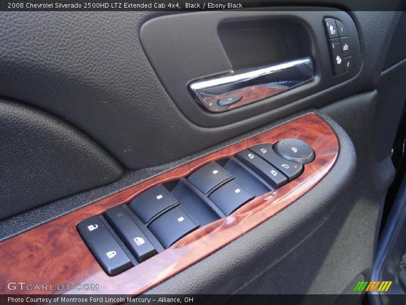 Black / Ebony Black 2008 Chevrolet Silverado 2500HD LTZ Extended Cab 4x4