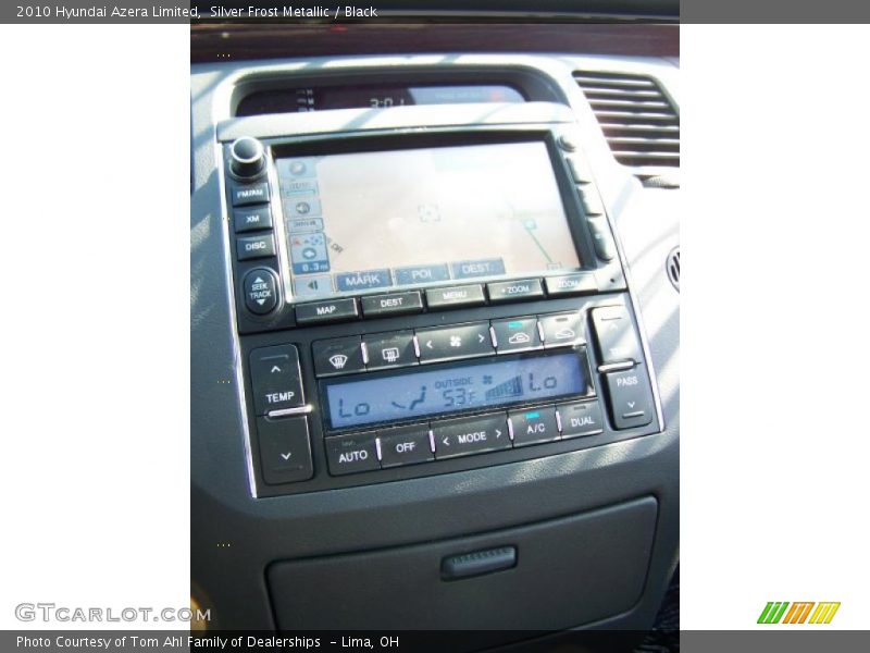 Silver Frost Metallic / Black 2010 Hyundai Azera Limited