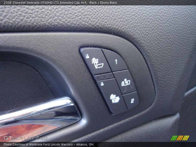 Black / Ebony Black 2008 Chevrolet Silverado 2500HD LTZ Extended Cab 4x4