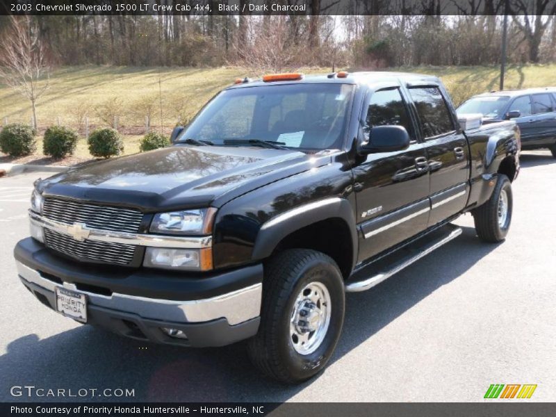 Black / Dark Charcoal 2003 Chevrolet Silverado 1500 LT Crew Cab 4x4