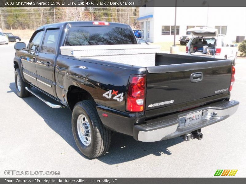 Black / Dark Charcoal 2003 Chevrolet Silverado 1500 LT Crew Cab 4x4