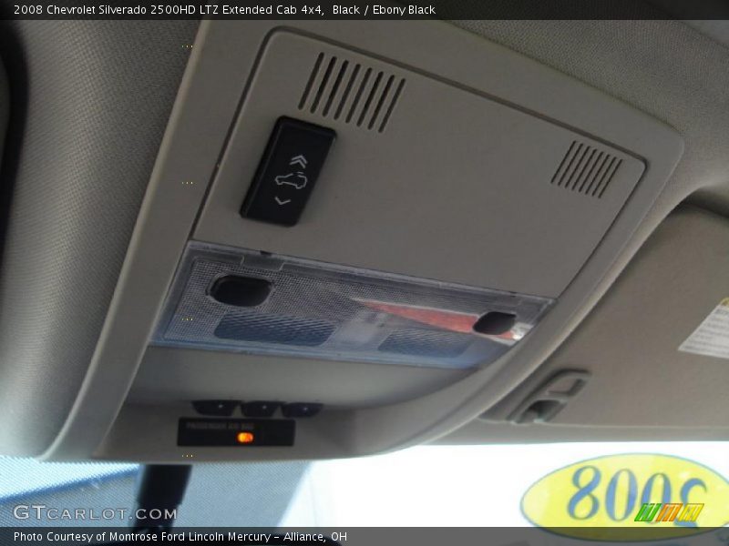 Black / Ebony Black 2008 Chevrolet Silverado 2500HD LTZ Extended Cab 4x4