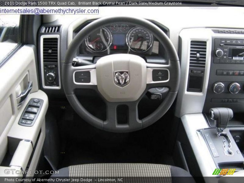 Brilliant Black Crystal Pearl / Dark Slate/Medium Graystone 2010 Dodge Ram 1500 TRX Quad Cab