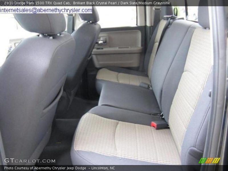 Brilliant Black Crystal Pearl / Dark Slate/Medium Graystone 2010 Dodge Ram 1500 TRX Quad Cab