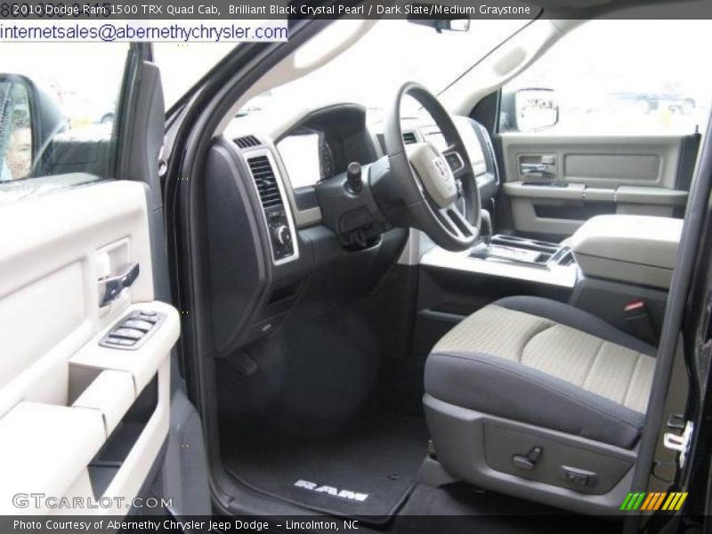 Brilliant Black Crystal Pearl / Dark Slate/Medium Graystone 2010 Dodge Ram 1500 TRX Quad Cab