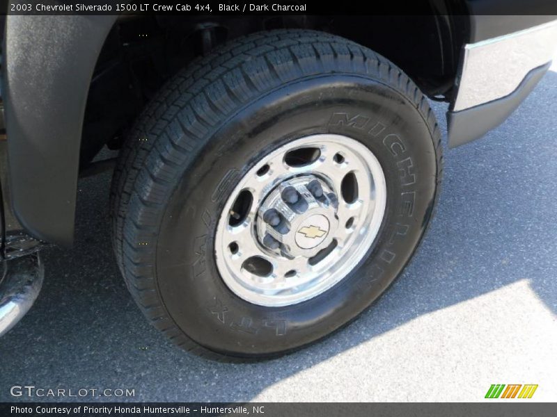 Black / Dark Charcoal 2003 Chevrolet Silverado 1500 LT Crew Cab 4x4