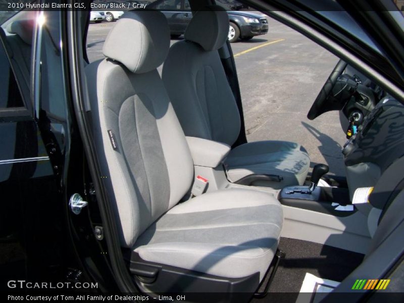 Ebony Black / Gray 2010 Hyundai Elantra GLS