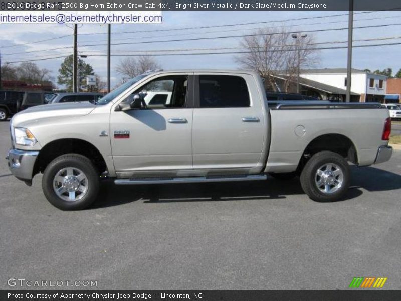 Bright Silver Metallic / Dark Slate/Medium Graystone 2010 Dodge Ram 2500 Big Horn Edition Crew Cab 4x4