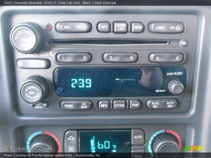 Black / Dark Charcoal 2003 Chevrolet Silverado 1500 LT Crew Cab 4x4
