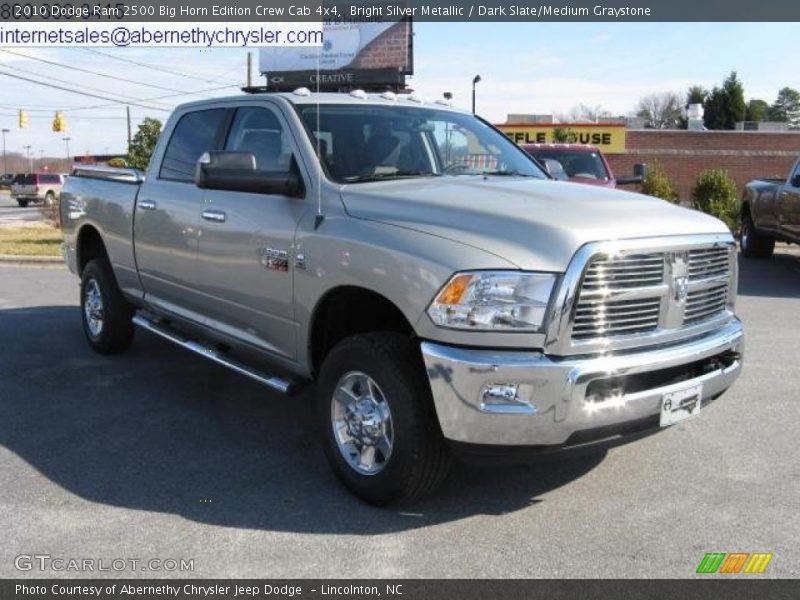 Bright Silver Metallic / Dark Slate/Medium Graystone 2010 Dodge Ram 2500 Big Horn Edition Crew Cab 4x4