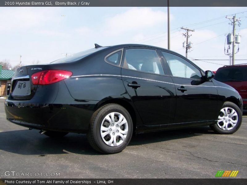 Ebony Black / Gray 2010 Hyundai Elantra GLS