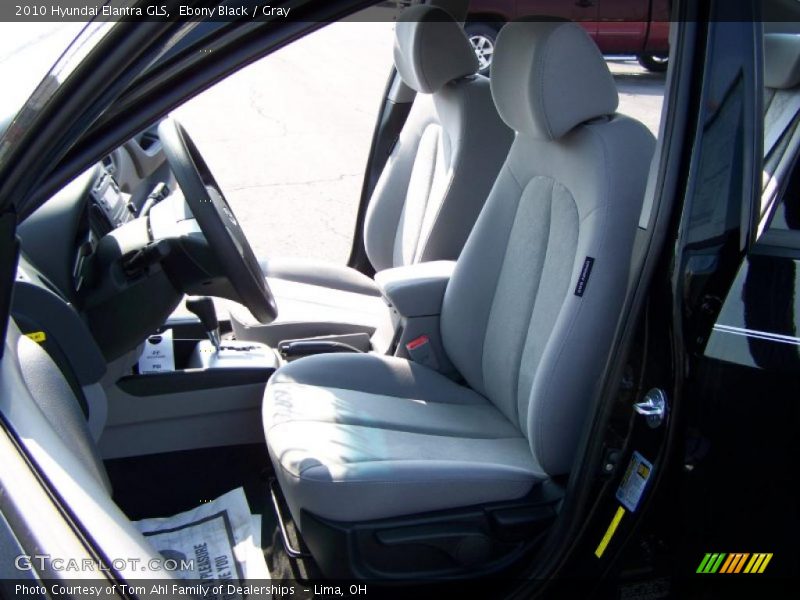 Ebony Black / Gray 2010 Hyundai Elantra GLS